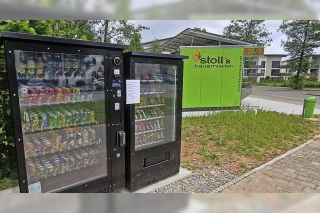 Verkaufsautomat auf dem Aarberg sorgt fr rger