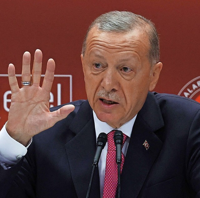 Der trkische Prsident Recep Tayyip Erdogan  | Foto: ADEM ALTAN (AFP)