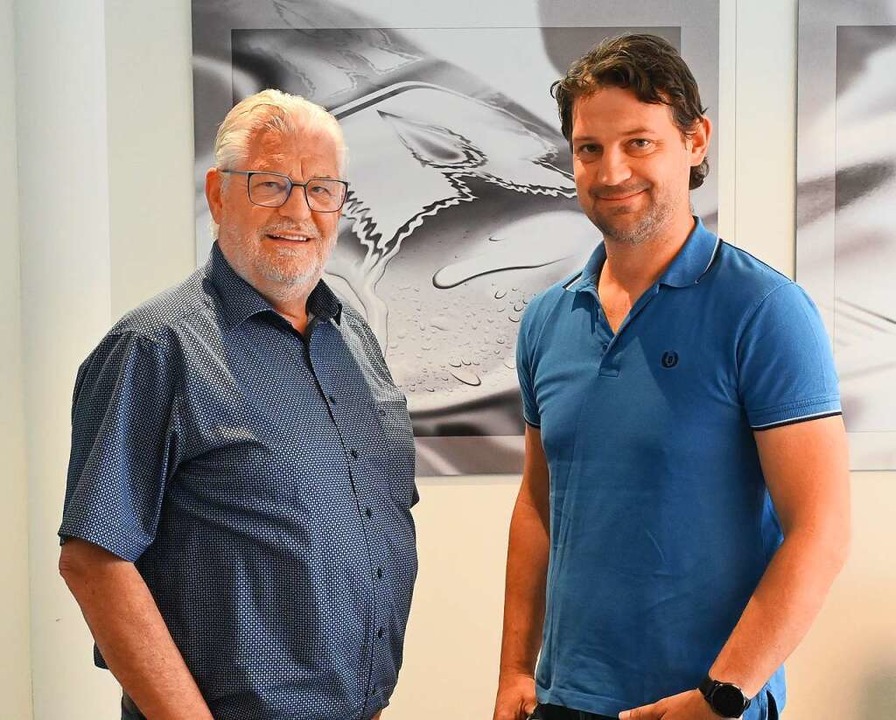Dieter Rees übergibt die Geschäftsführ...s Betriebs nun an seinen Sohn Andreas.  | Foto: Markus Zimmermann