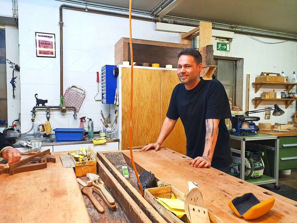 Benjamin Hemberger leitet die Werkstatt.  | Foto: Sidney-Marie Schiefer