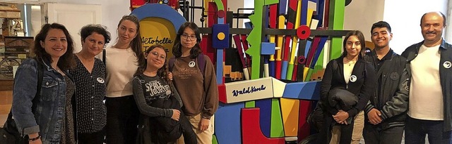 Gruppenbild im Elztalmuseum: Beim Eras...die Kultur des Anderen kennenzulernen.  | Foto: Schule