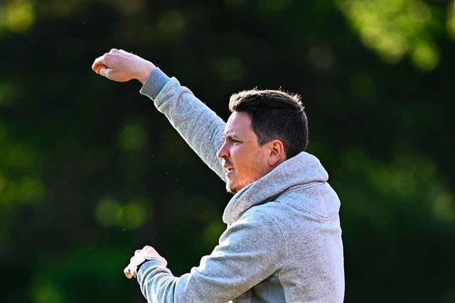 Denzlingens Trainer Florian Kneuker mahnt vor dem finalen Spieltag zur Geduld