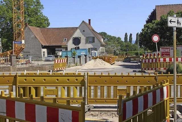 Bahnhofstrae ist Baustelle