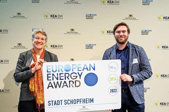 Schopfheim erhlt wieder den European Energy Award
