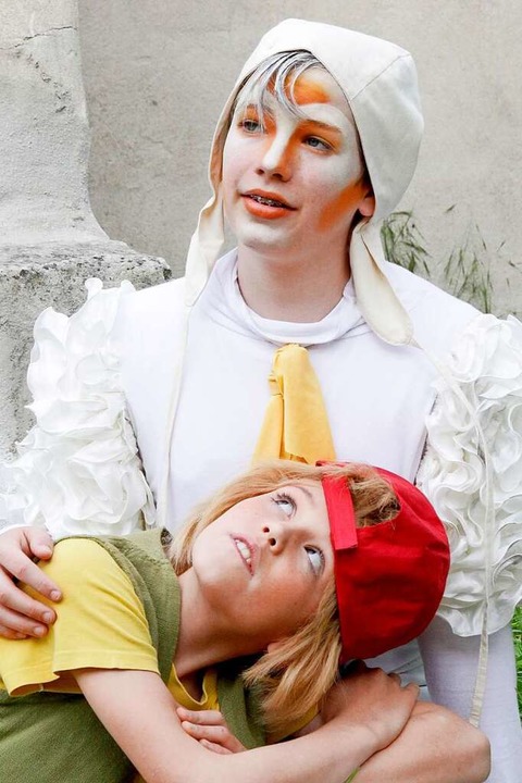 Oscar Bischoff spielt beim Kinderstck...ft in die Rolle des Gnserichs Martin.  | Foto: Festspiele Breisach