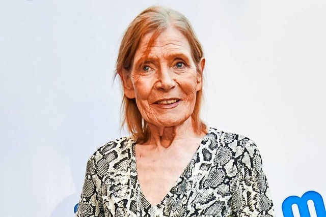 Die Schauspielerin Margit Carstensen m...z Beorge Preis verliehen bekommen hat.  | Foto: Annette Riedl (dpa)