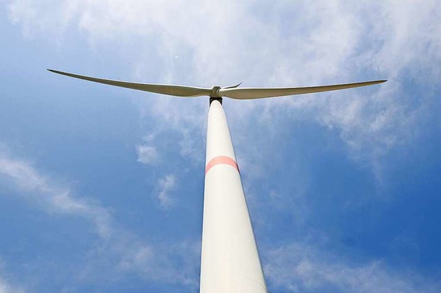 In vier bis fnf Jahren knnten sich im Windpark Wasen die Rotoren drehen.  | Foto: Julian Stratenschulte (dpa)
