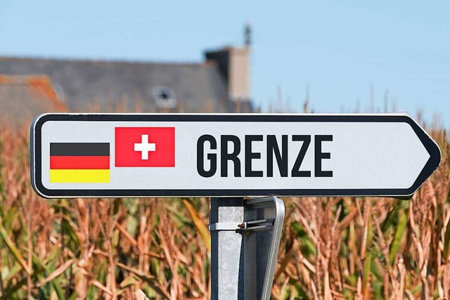 Die deutsch-schweizerische Grenze soll...finden Landtagsabgeordnete der Grnen.  | Foto: studio v-zwoelf (stock.adobe.com)