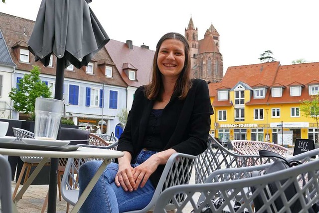 Viktoria Wachter lebt erst seit kurzem... neue soziale Kontakte zu erschlieen.  | Foto: Sophia Ungerland