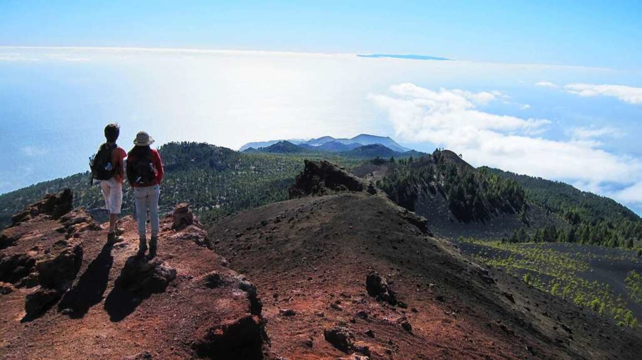 Seit neun Jahren ein Pflegefall &#8211...ine Mutter den Weitblick auf La Palma.  | Foto: Privat