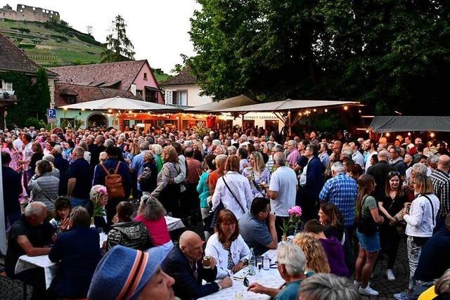 Wein und Musik in Staufen fand bei schönstem Sommerwetter statt