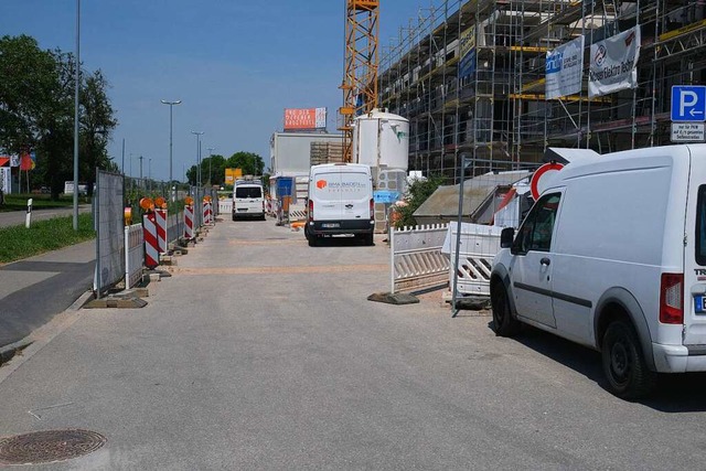 Mehrere Varianten wurden fr den Berei...ichtung einer verkehrsberuhigten Zone.  | Foto: Martin Pfefferle