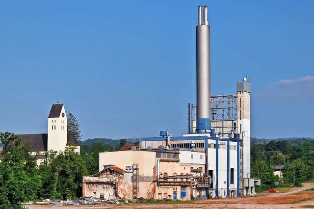 Von der Papierfabrik Albbruck ist nicht mehr viel brig.  | Foto: Baier, Markus