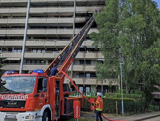 In Laufenburg brannte es auf einem Balkon   | Foto: Julia becker