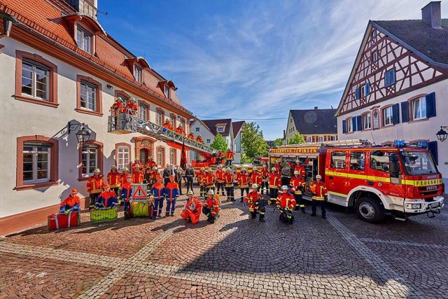 Mit einem Feuerwehrwettkampf und einem...r Feuerwehr ihr 100-jhriges Bestehen.  | Foto: Markus Schwerer