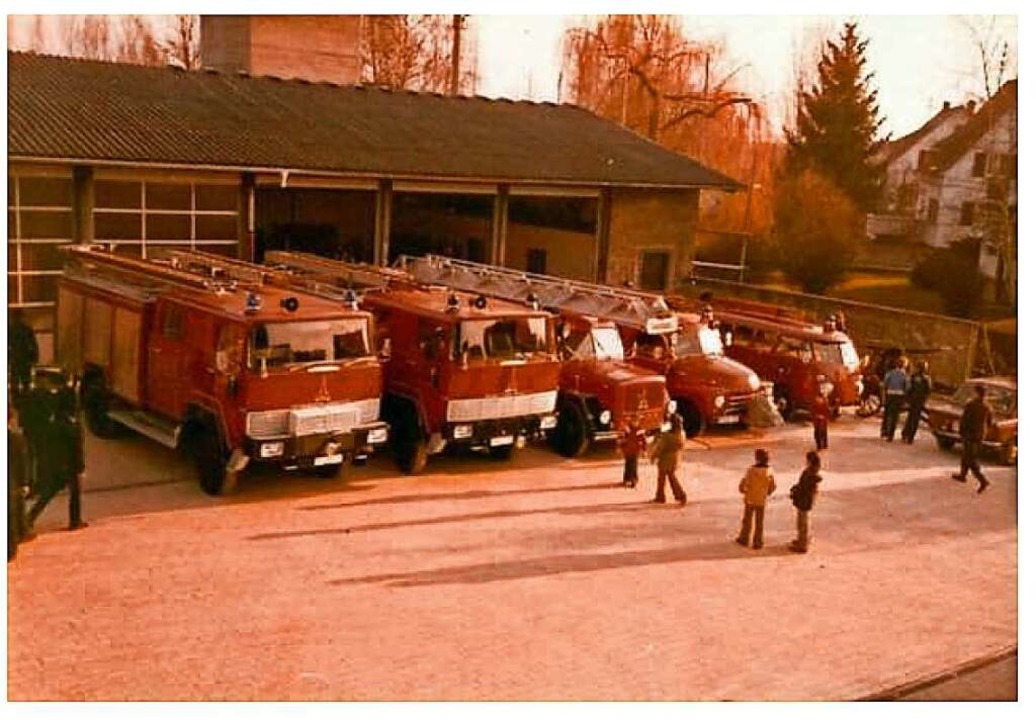 1979 wurde das neue Feuerwehrgerätehaus bezogen.  | Foto: Feuerwehr