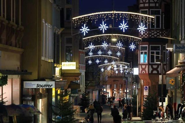 Stadt Lahr soll die Kosten für Weihnachtsbeleuchtung übernehmen