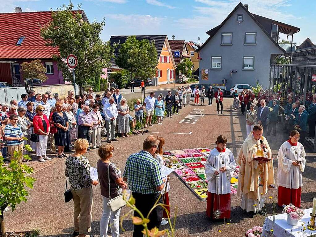 Fronleichnamsfeier  in Gottenheim