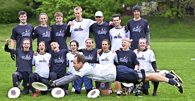 Auch in Bern eine Klasse fr sich: das Freiburger Frisbee-Team Disconnection   | Foto: Achim Keller