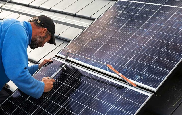 Eine allgemeine Photovoltaikpflicht au...uel Hagel (CDU) fr keine gute Lsung.  | Foto: Marijan Murat