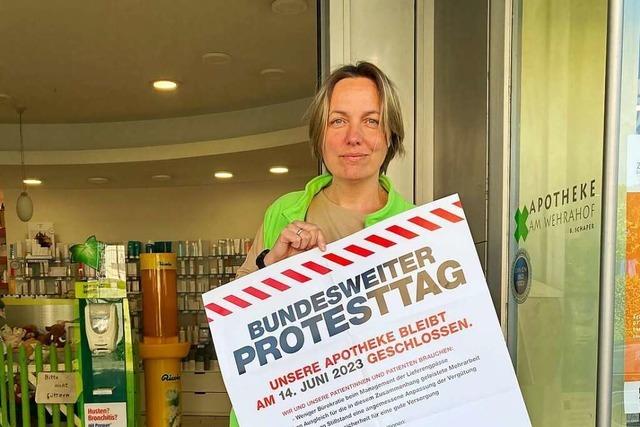 Zu viel Bürokratie, Lieferengpässe bei Arzneien – Apotheker streiken auch am Hochrhein