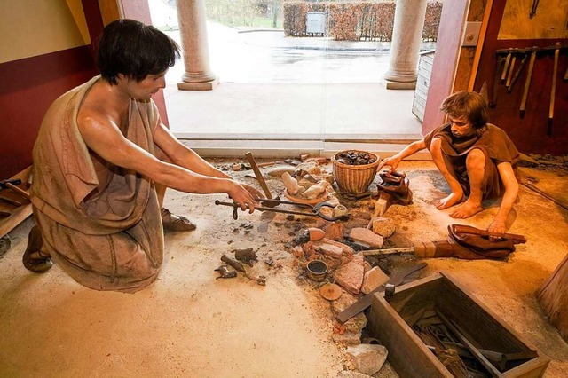 Die Bronzeschmiede im Rmerhaus der Augusta Raurica  | Foto: Ursi Schmid