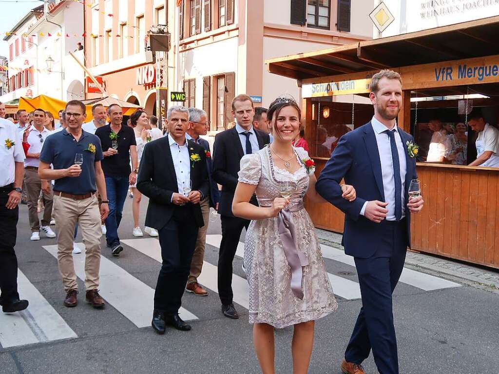 Von Freitag bis Montag wird sich in Ihringen zugeprostet.