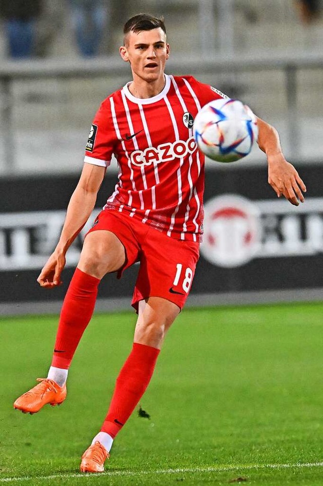 Yannik Engelhardt zhlte in den vergan...strksten Spielern des SC Freiburg II.  | Foto: Achim Keller