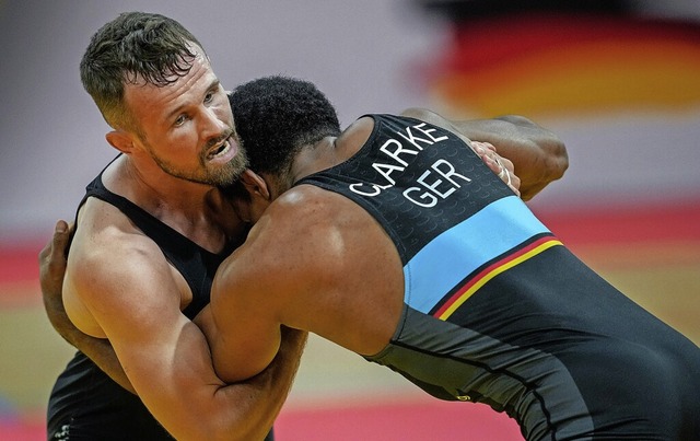 Rckschlag auf dem Weg zu Olympia: Ale...m DM-Viertelfinale gegen Andre Clarke.  | Foto: IMAGO/Oliver Zimmermann