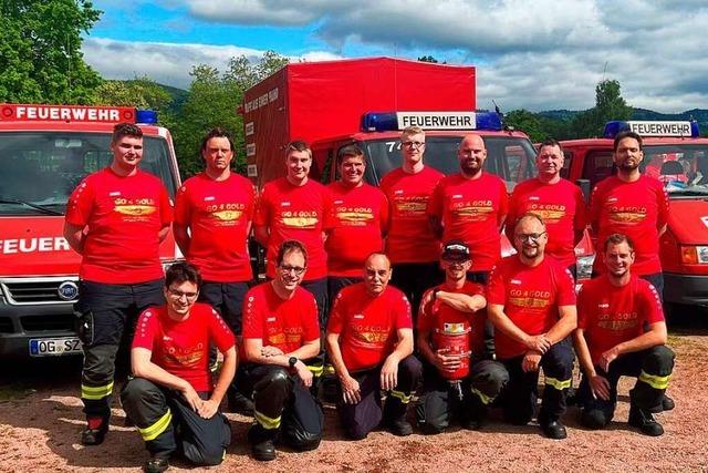 Mahlberger Feuerwehrkameraden machen das goldene Leistungsabzeichen