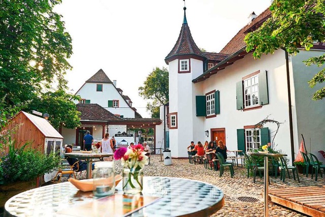 Der Museumshof wird zum Konzertort.  | Foto: Benno Hunziker