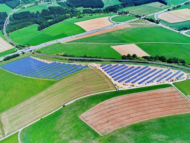 Blick auf den Solarpark bei Unadingen (Archivfoto).  | Foto: Phiippe Thines