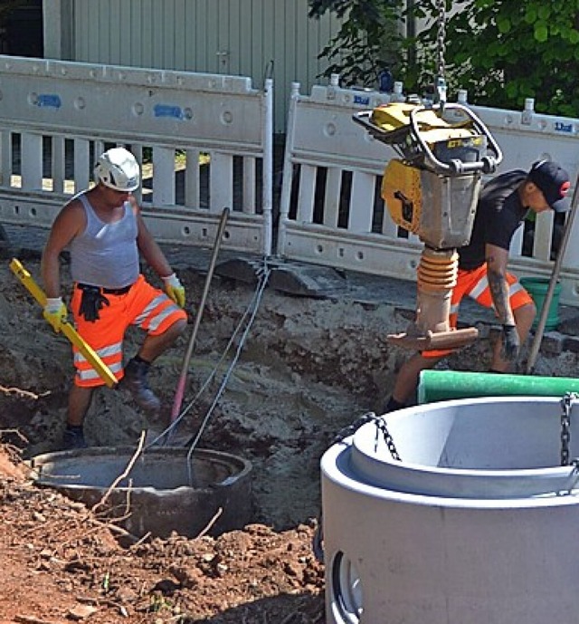 Der Ausbau der Rtenbacher Ganterstrae kommt zgig  voran.   | Foto: Liane Schilling