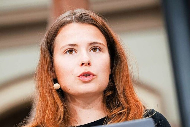 Klimaaktivistin Luisa Neubauer &#8211;...r einen &#8222;schlechten Witz&#8220;.  | Foto: Paul Zinken (dpa)