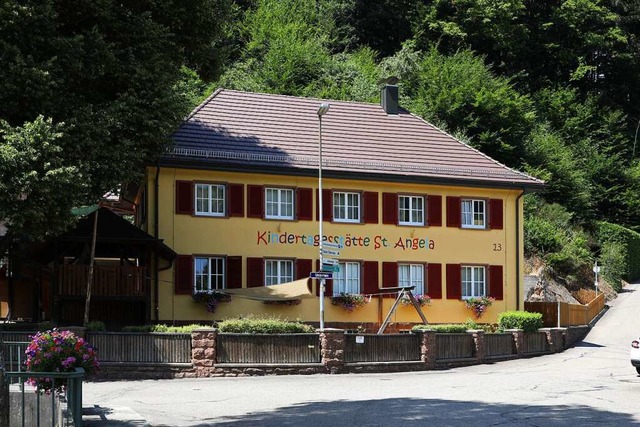 Die Kindertagessttte St. Angela in D...ichtungen in der Gemeinde Schuttertal.  | Foto: Christoph Breithaupt