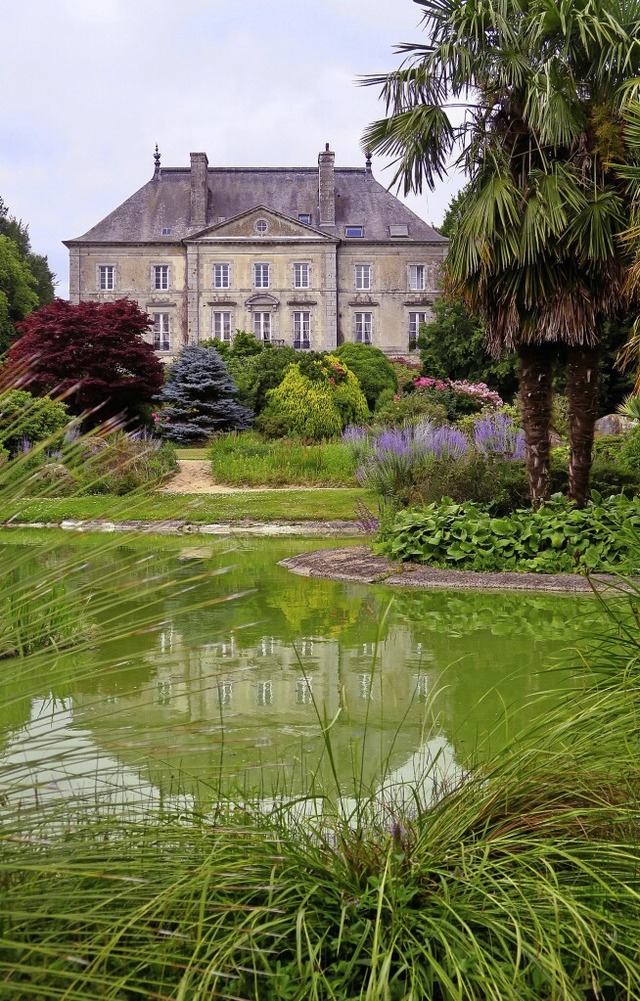 Der  Parc Botanique de Haute Bretagne ...Michel Moullec die Agaven und Kakteen.  | Foto: Daniela David (dpa)