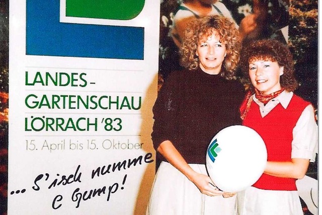 Petra Hfler (links) und Anne Boos war... fr die Landesgartenschau in Lrrach.  | Foto: Stadt Lrrach