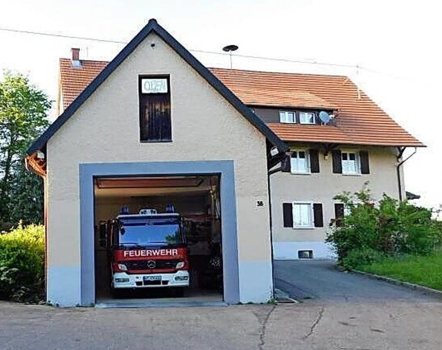 Das Feuerwehrgertehaus in Hnner  | Foto: Feuerwehr Murg