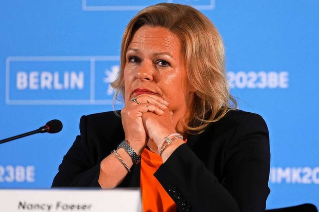Bundesinnenministerin Nancy Faeser (SPD)  | Foto: Jrg Carstensen (dpa)
