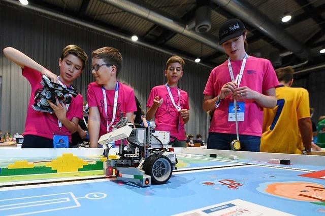 In Freiburg treffen sich junge Roboter-Experten zur World Robot Olympiad