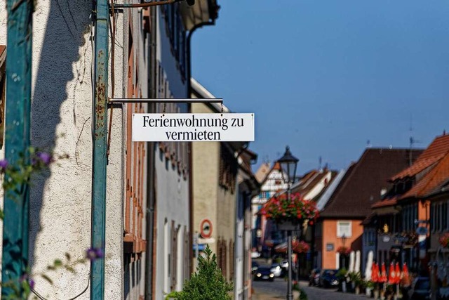 Ferien- oder Mietwohnungen - diese Deb... Endinger Gemeinderat einmal mehr auf.  | Foto: Martin Wendel