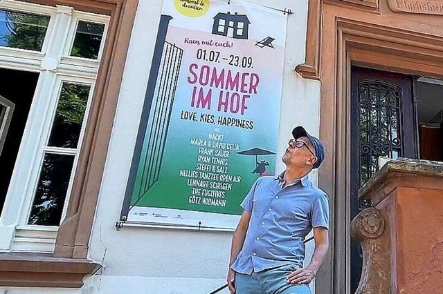 Patrick Dengl freut sich auf den &#8222;Sommer im Hof&#8220;.  | Foto: Barbara Ruda