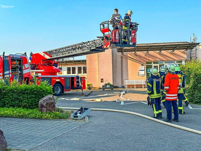 Die Feuerwehr war am Sonntagvormittag im Groeinsatz.  | Foto: Marco Drr / Einsatzreport24