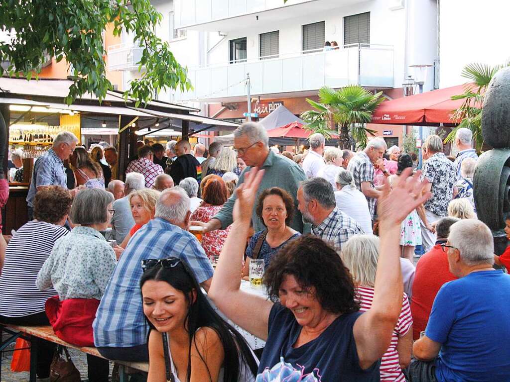 Das Schwarzwald-Quintett brachte das begeisterte Publikum der BK-City-Alpenrock-Nacht am Samstag zum Tanzen und Feiern.