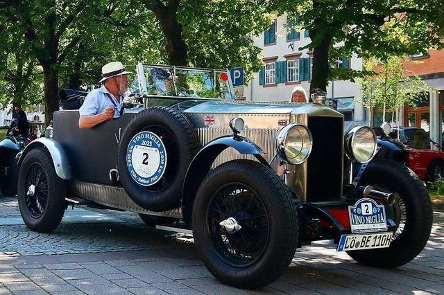 Oldtimer-Rallye macht Zwischenstopp in Schopfheim