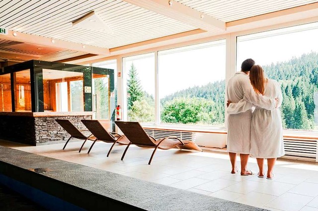 Erholung mit Ausblick im Wellnessbereich des Waldhotels am Notschreipass  | Foto: Gastro-Team Albiez GmbH