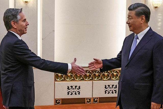 Xi Jinping empfngt Blinken