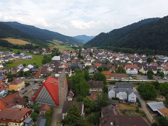 Blick auf den Ortsteil Bleibach  | Foto: Michael Saurer