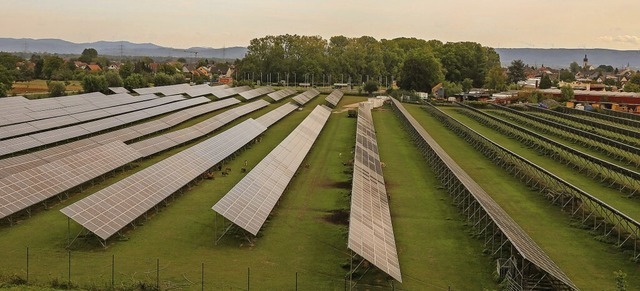 Der Solarpark in Kappel-Grafenhausen wurde im Jahr 2006 in Betrieb genommen.   | Foto: Sandra Decoux-Kone