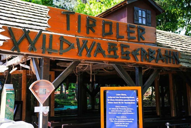Die Tiroler Wildwasserbahn wurde 1979 ... am Montag in Mitleidenschaft gezogen.  | Foto: Adrian Hofmann